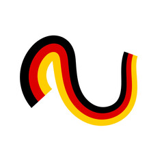 germany flag ribbon