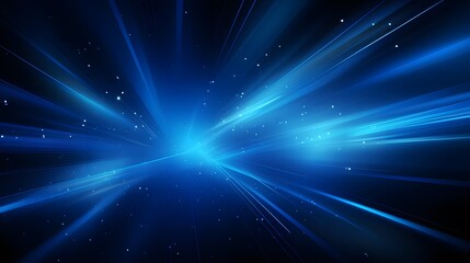 Naklejka premium abstract blue background with blurred light beam and glow effect