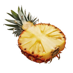 isolated pineapple fruit slice , GENERATIVE AI