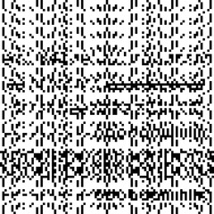 Fototapeta premium Pixelated background pattern. Isolated grunge retro computer pixel texture on transparent background. Code, programming, error.