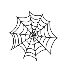 spider web line vector