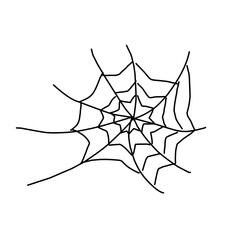 spider web line vector