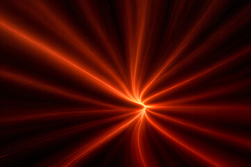Obraz premium Radiant Red Starburst Light Effect
