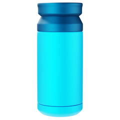 Blue Thermos Bottle