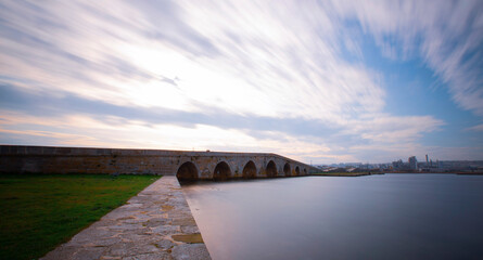 Mimar Sinan (Architect Sinan) Bridge, Buyukcekmece Istanbul - Turkey