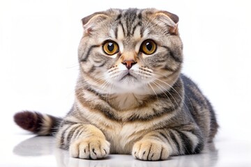 Fototapeta premium british cat isolated on white