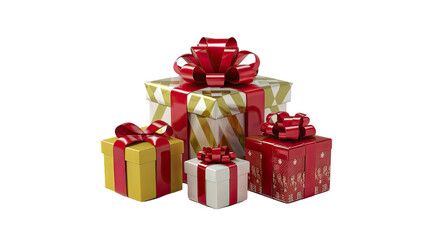 isolated gift box, GENERATIVE AI