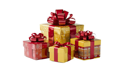 Fototapeta premium isolated gift box, GENERATIVE AI