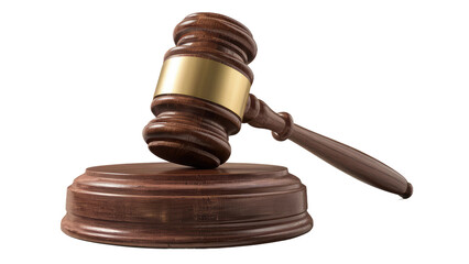 Obraz premium isolated gavel, GENERATIVE AI