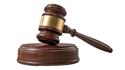 Obraz premium isolated gavel, GENERATIVE AI