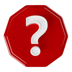 3d Icon Question mark