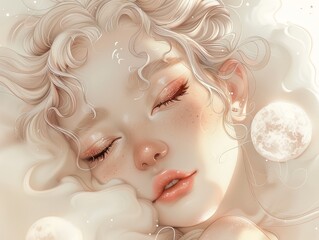 Surreal Goddess Ethereal Portrait