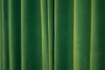 Warm golden velvet curtains abstract background