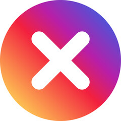 Instagram Cross Mark Icon Instagram Gradient App