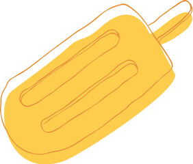 Popsicle in Yellow for summer