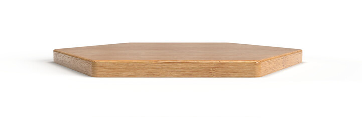 Podium wood 3d
