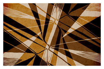 Abstract background in vintage style. Stylized old with grain. For use in graphics, for printing on wall decorations.