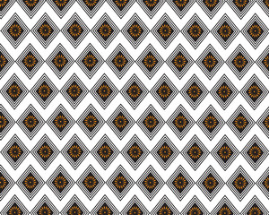 seamless geometric pattern fabric vector