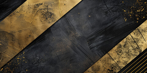 Design a sophisticated background with gold and black accents