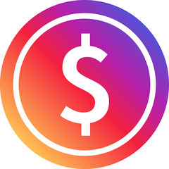Instagram Dollar Sign Icon Instagram Gradient App