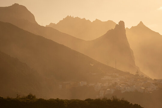 misty morning in the mountains