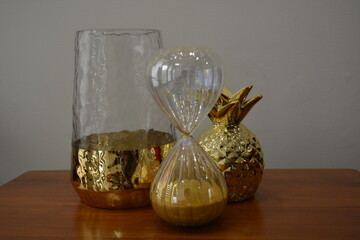 Gold Colored House Decoration