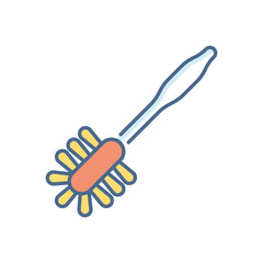 Toilet Brush vector icon