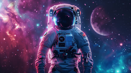astronaut in space, Generative AI