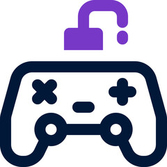gamepad icon. vector dual tone icon for your website, mobile, presentation, and logo design.