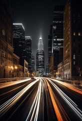 Obraz premium dynamic monochrome urban striking light dark contrasts, architecture, buildings, city, cityscape, metropolitan, modern, contemporary, environment, landscape