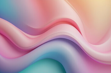 Fototapeta premium fluid gradient background with pastel hues