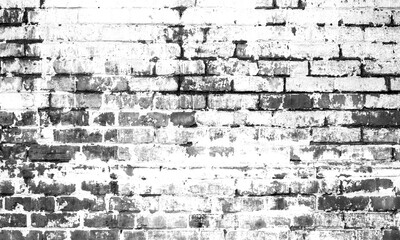 Textured effect grunge brick wall covering