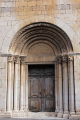 entrance to the church