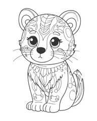 animal coloring book for kids