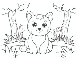 animal coloring book for kids