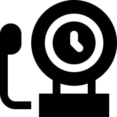 school bell icon. vector glyph icon for your website, mobile, presentation, and logo design.