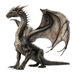 fantasy dragon isolated on transparent background