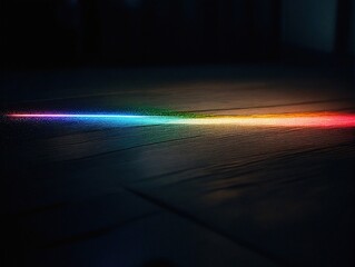 rainbow in the night