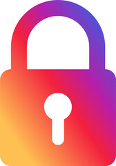 Instagram Padlock Security Icon Instagram Gradient App