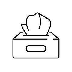 Tissue Box vector icon