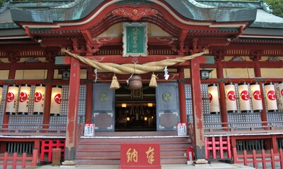 大分県別府市　朝見神社で撮影