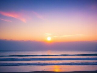 Fototapeta premium sunset in the sea