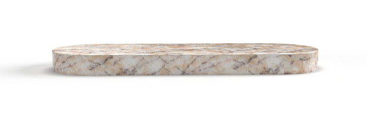 Podium 3D transparent background