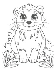 animal coloring book for kids