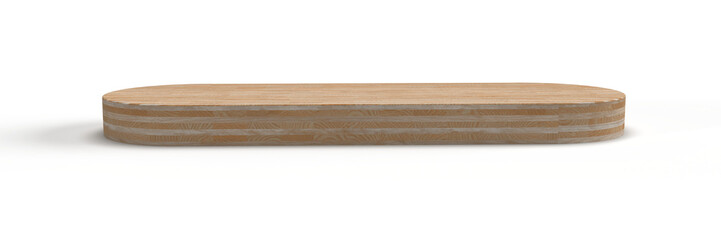 Podium wood 3d