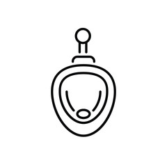 Urinal vector icon