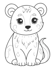 Animal coloring book for kids