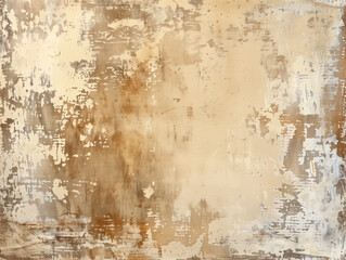 Fototapeta premium Cream tan canvas exudes vintage charm, enhanced with warm stains and pigments for a cozy aesthetic.