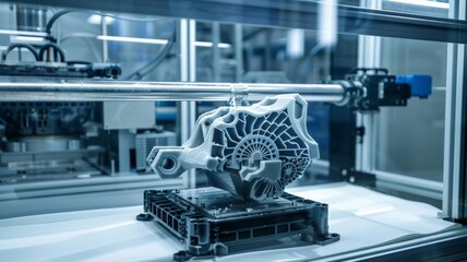 Simulate prototype products with 3D printing. Smart factory through Virtual Factory Tour technology.