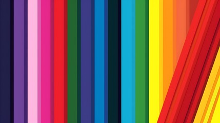Obraz premium Pride Background with LGBTQ Pride Flag Colours. Rainbow Stripes Background in LGBT Gay Pride Wallpaper